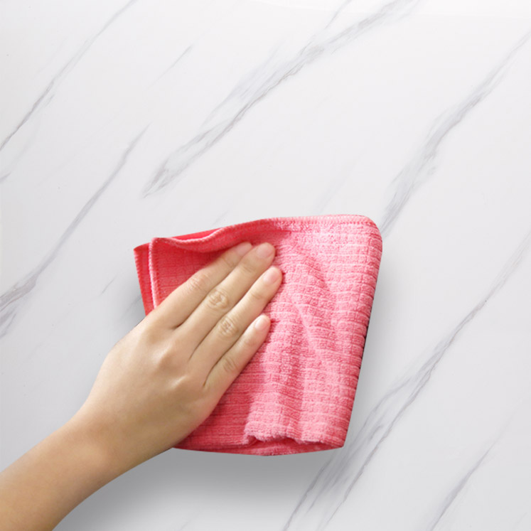 PVC wall panels are easy to clean