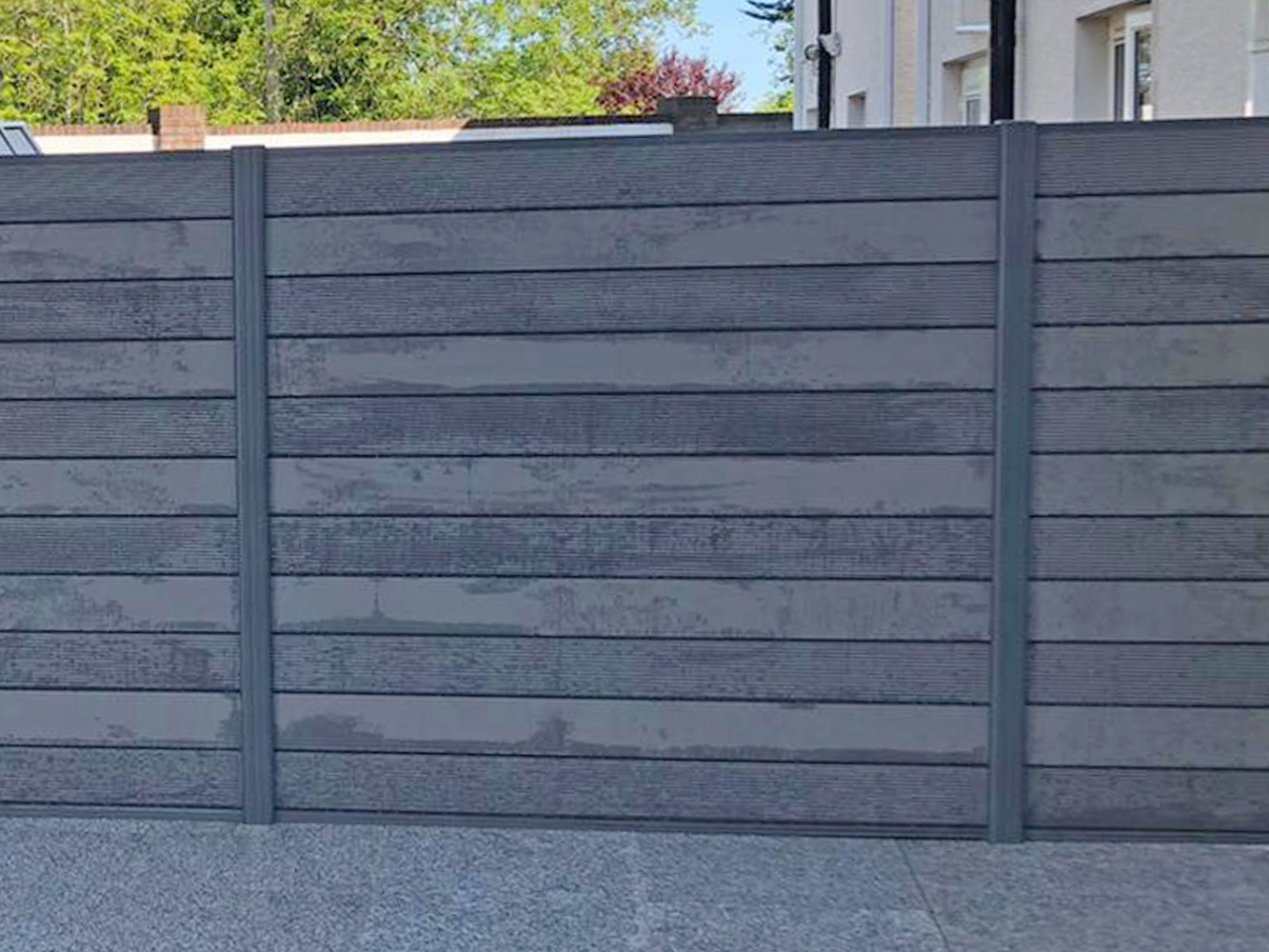 Grey Fence Panel And Post Kit 1 8m X 1 8m Www Celuplast Com Grey Fence Panel And Post Kit 1 8m X 1 8m Www Celuplast Com